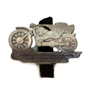 The Biker's Guardian Angel Bike Clip With Strap (BC01) 2 1/4 Inches